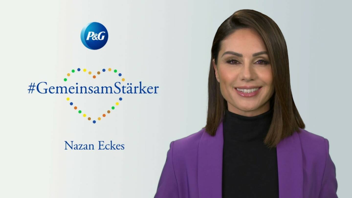 Procter & Gamble Germany GmbH & Co Operations oHG: #GemeinsamStärker geht es in 2022 weiter: Procter & Gamble führt
erfolgreiche Initiative für das Gemeinwohl mit neuen Impulsen fort, TV-Moderatorin Nazan Eckes konnte erneut als prominente Unterstützerin von #GemeinsamStärker gewonnen werden und appelliert an Zuversicht, Solidarität und den respektvollen Umgang miteinander. Fotocredit:Procter & Gamble Germany GmbH & Co Operations oHG