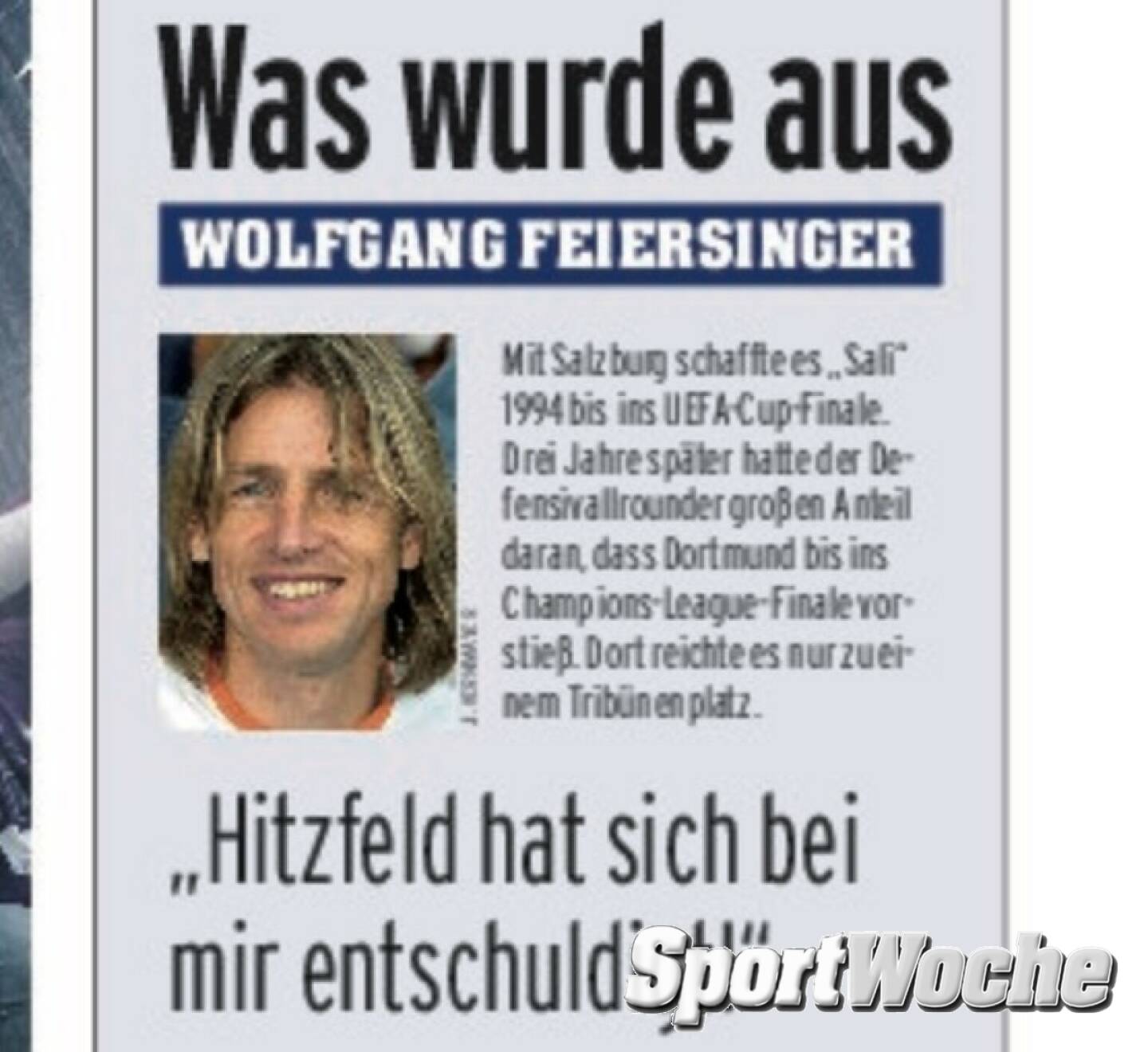 30.01.2022: Happy Birthday, #wolfgangfeiersinger , zum 57er. 46 Spiele im @oefb_1904 Team 