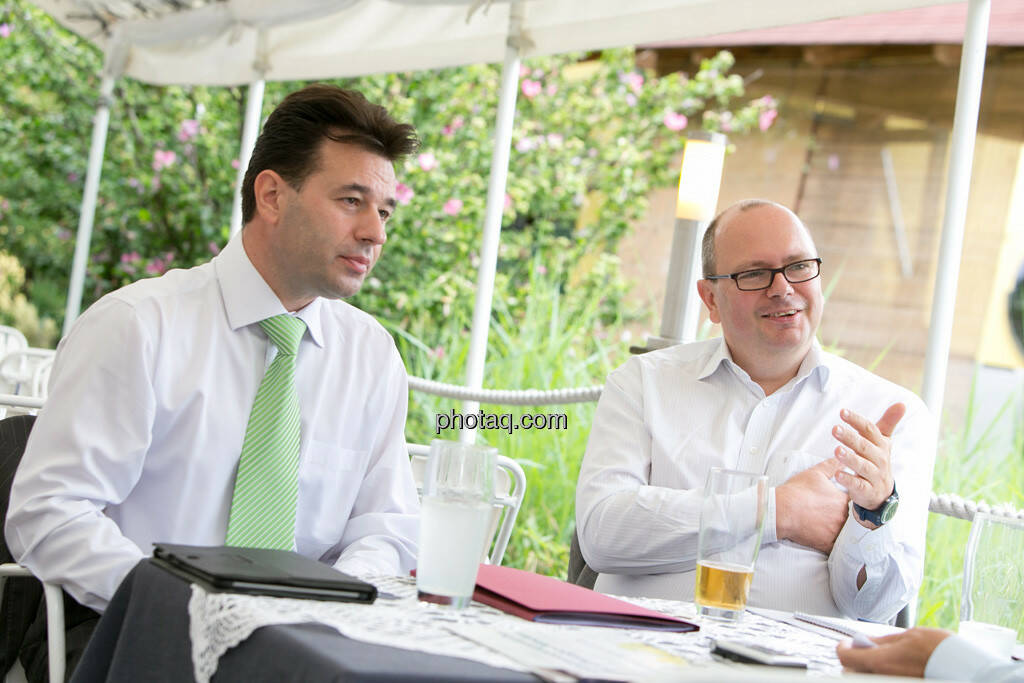 Miro Mitev, Roland Meier (iq-Foxx), © finanzmarktfoto.at/Martina Draper (20.08.2013) 