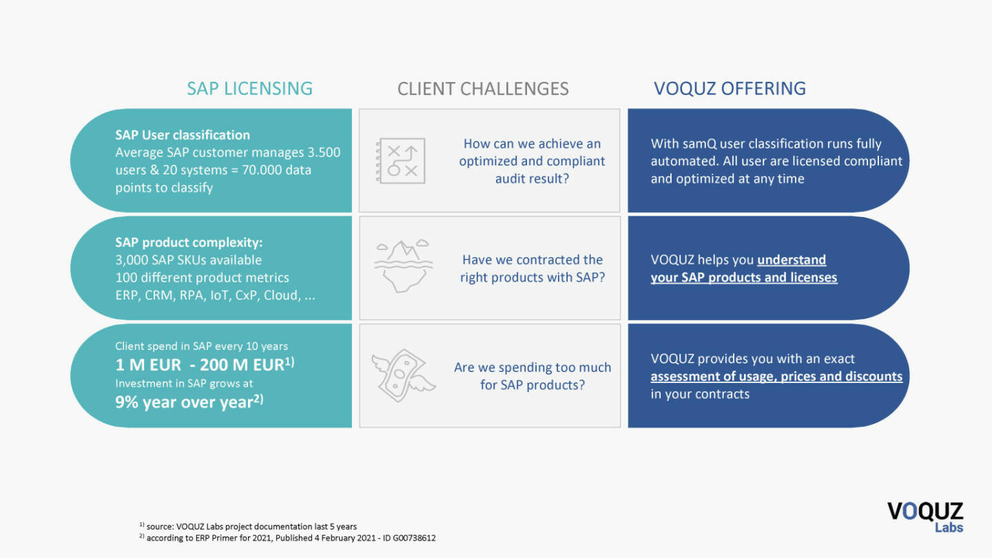 Voquz Labs - SAP Licensing