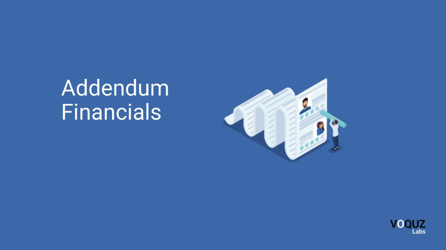 Voquz Labs - Addendum Financials