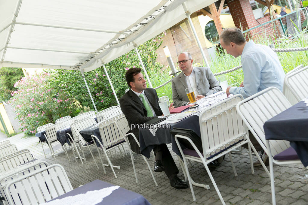 Miro Mitev, Roland Meier (iq-Foxx), Christian Drastil, © finanzmarktfoto.at/Martina Draper (20.08.2013) 