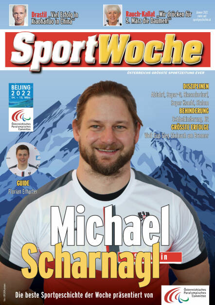 Michael Scharnagl - Disziplinen Abfahrt, Super-G, Riesentorlauf, Super Kombi, Slalom, Behinderung: Sehbehinderung, B2, Größte Erfolge Welt Cup Sieg Steinach am Brenner (18.02.2022) 