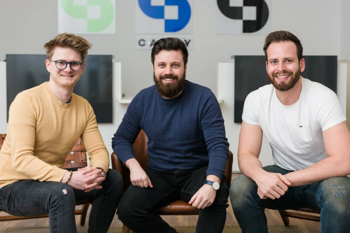 CASHY schließt Wachstumsfinanzierung in Höhe von 1,7 Mio. Euro ab, im Bild die Gründer: Florian Sulzer, Patrick Scheucher und Thomas Mang (v.l.n.r.), © Philipp Lipiarski