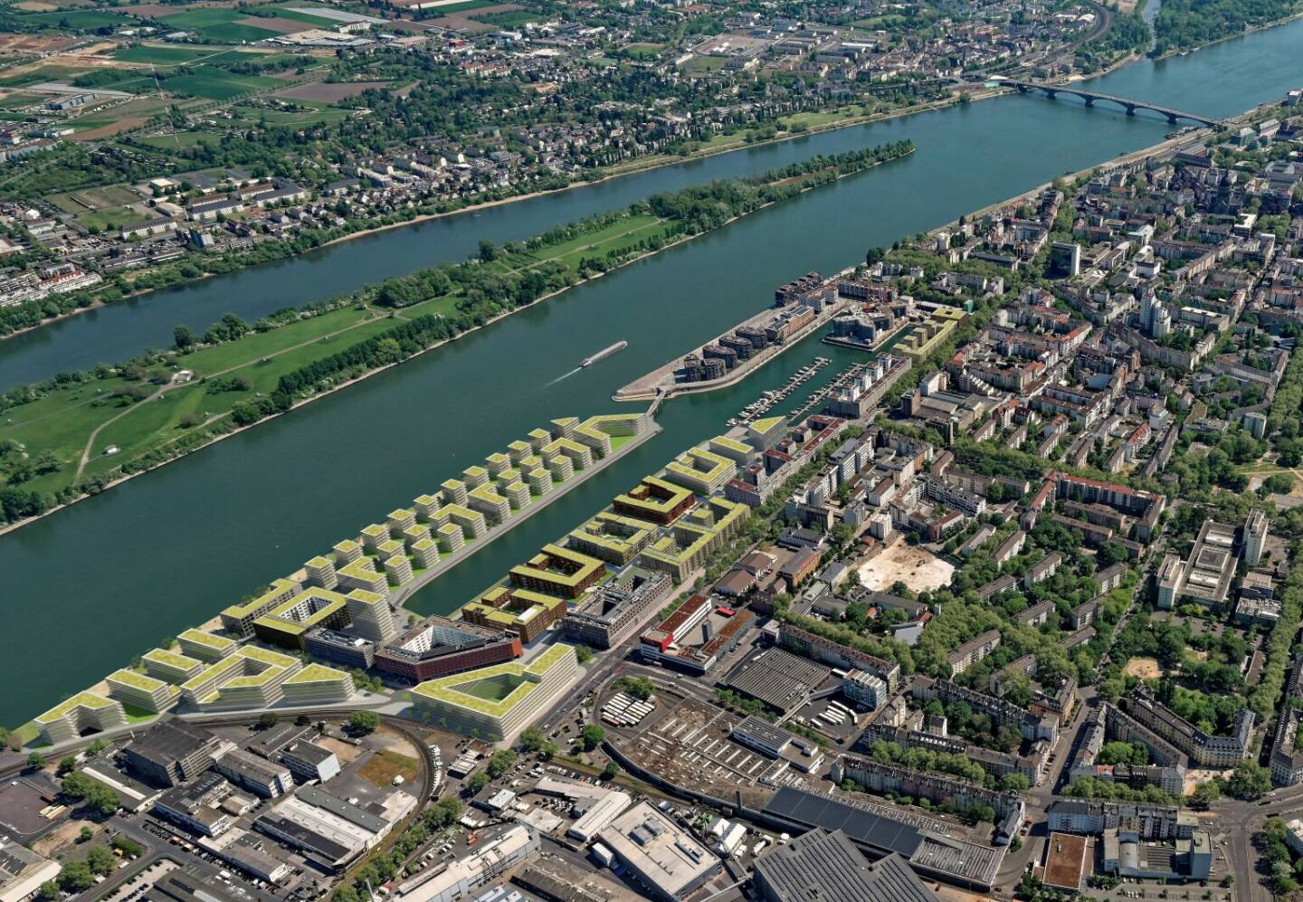 UBM kauft von CA Immo, Zollhafen Areal (© Zollhafen Mainz )