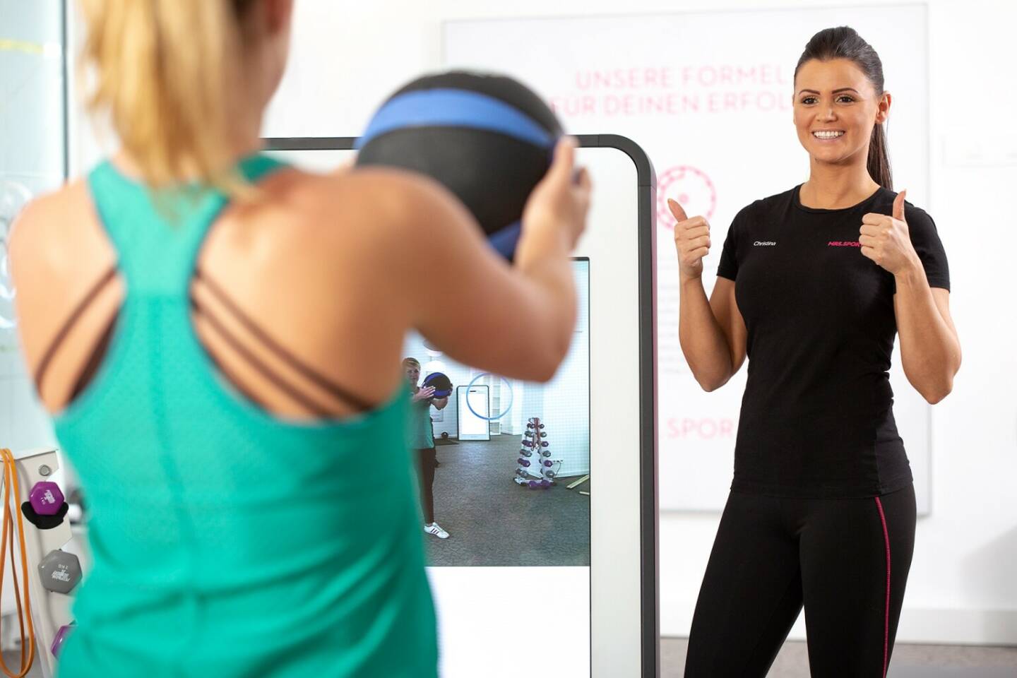 Mrs.Sporty GmbH: Hohes Gründungsinteresse bei Mrs.Sporty: Franchise-Gründungen haben in der Pandemie an Attraktivität gewonnen. Den Fitness-Franchise-Anbieter Mrs.Sporty erreichen regelmäßig Anfragen von Gründungsinteressen*tinnen © Mrs.Sporty