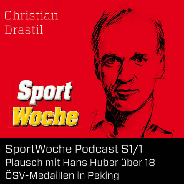 https://open.spotify.com/episode/6iP9xV2HmHCy1z5LVSBE7T
SportWoche Podcast S1/1: Plausch mit Hans Huber über 18 ÖSV-Medaillen in Peking - <p>Ex-ORF-Sportchef Hans Huber zu Gast bei uns im Studio. Christian Drastil geht mit ihm auf Basis der sportgeschichte.at-Datenbank alle 18 ÖSV-Medaillen in Peking durch. Eben Sportgeschichte zum gerne Erinnern. </p><br/><p>About: Die Marke, Patent, Rechte und das Archiv der SportWoche wurden 2017 von Christian Drastil Comm. erworben,  Mehr unter http://www.sportgeschichte.at  Der neue SportWoche Podcast ist eingebettet in „Wiener Börse, Sport, Musik (und mehr)&#34; und wird nach den Startfolgen, die  präsentiert von Cleen Energy sind ( <a href=https://cleen-energy.com rel=nofollow>https://cleen-energy.com</a> ) wöchentlich erscheinen.</p> (26.04.2022) 