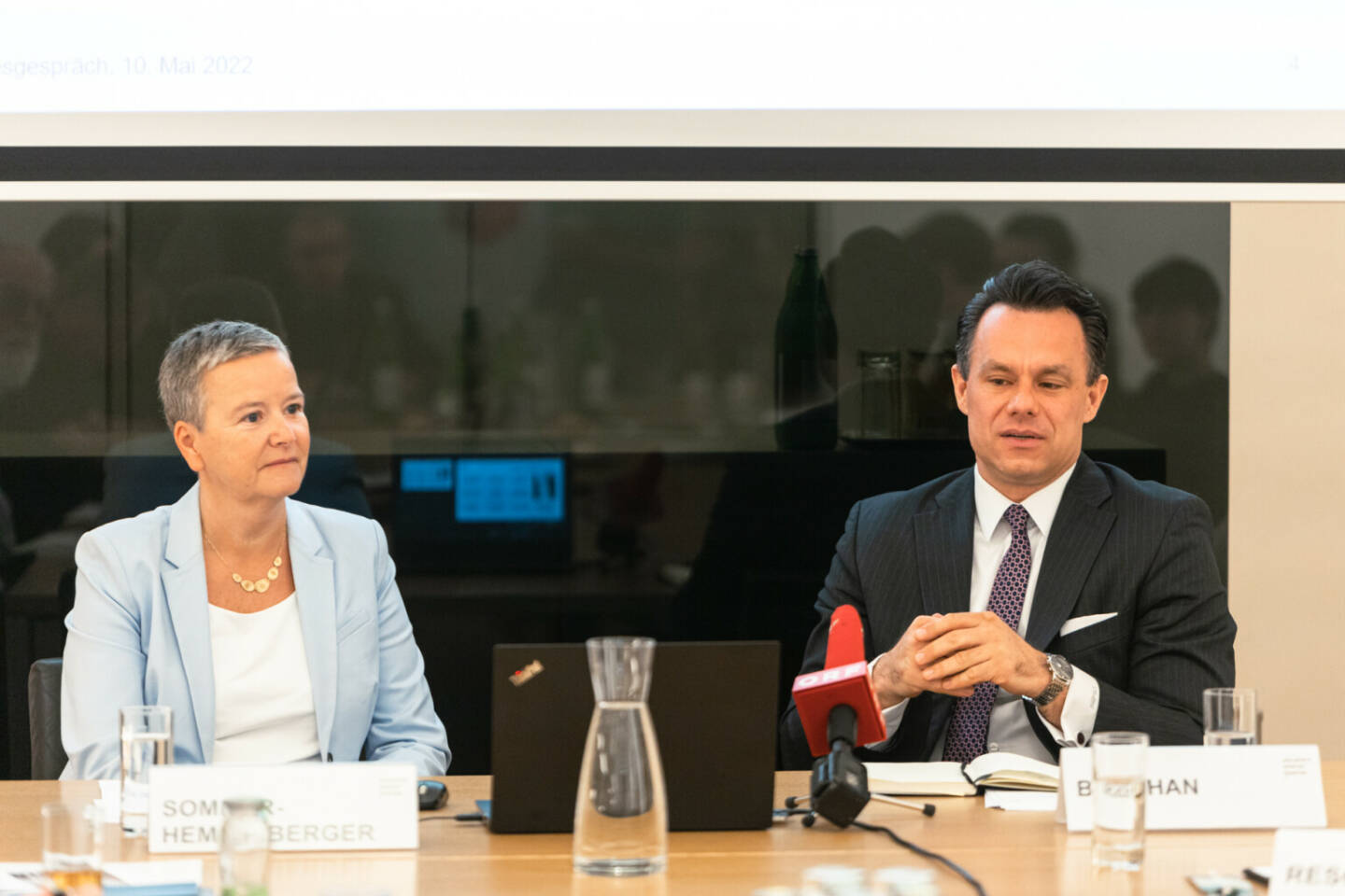 Pressekonferenz Wiener Börse, Mai 2022; Foto: Alex Felten, Wiener Börse