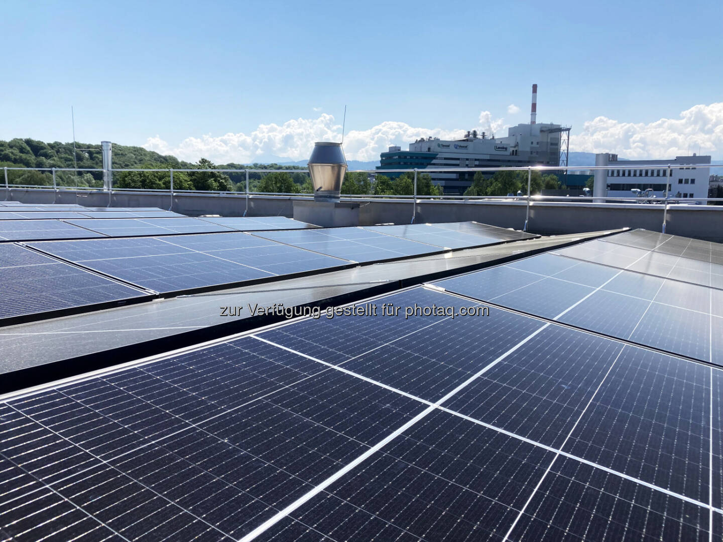 Lenzing nutzt Sonnenenergie aus Verbund PV-Anlagen, Fotocredit: Verbund