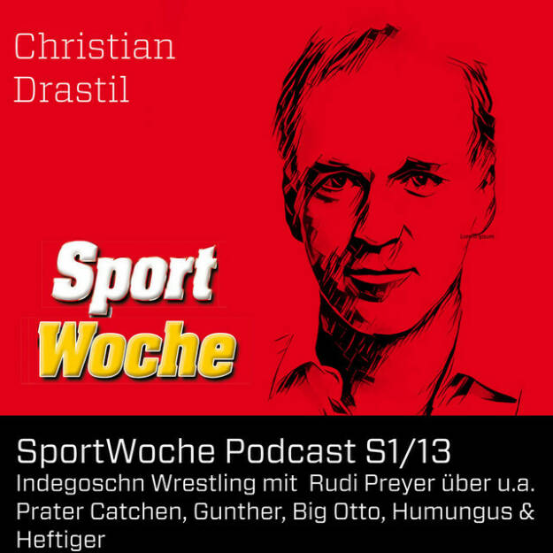 https://open.spotify.com/episode/4MMvSP8Bm99UXK4eWh5pnI
SportWoche Podcast S1/13: Indegoschn Wrestling mit  Rudi Preyer über u.a. Prater Catchen, Gunther, Big Otto, Humungus - <p>Börsen Kurier Kollege Rudolf Preyer ist zwar nicht unser <a href=mailto:rudi&#64;boersenradio.at rel=nofollow>rudi&#64;boersenradio.at</a> (einige Leute hatten gefragt) ich kooperiere mit ihm aber im Wrestling-Bereich (Stichwort „Indegoschn“) und möchte ein Buch in seinem Heftiger-Verlag herausgeben. Im Podcast geht es vor allem um Wrestling in Österreich, zb Anfang Juli im Prater, irgendwie kommen wir da auch auf Cory und Carrie und Iso und Spritzwein. Weiters geht es natürlich um die grossen Österreicher von Heumarkt bis Prater: Schurl Blemenschütz, Franz Orlik, Otto Wanz, Michi Kovac, Dennis „Dan Main“ Zinner, Humungus und natürlich WWE-Star Gunther. Und dann sprechen wir auch noch über Bücher.</p><br/><p>Erwähnt werden: </p><br/><ul><li>Rudolf Preyer | Verlag Antaios: <a href=https://antaios.de/rudolf-preyer/ rel=nofollow>https://antaios.de/rudolf-preyer/</a></li><li>http://www.indegoschn.at http://indegoschn.myspreadshop.at</li><li>Edition Heftiger: <a href=https://www.heftiger.at rel=nofollow>https://www.heftiger.at</a> <a href=https://www.heftiger.at/online-shop/ rel=nofollow>https://www.heftiger.at/online-shop/</a></li><li>Wrestling Prater Catchen: <a href=https://www.pratercatchen.at rel=nofollow>https://www.pratercatchen.at</a></li><li>Cory und Carrie sind „Der Schanigarten“ <a href=https://der-schanigarten.podigee.io rel=nofollow>https://der-schanigarten.podigee.io</a></li></ul><br/><p>About: Die Marke, Patent, Rechte und das Archiv der SportWoche wurden 2017 von Christian Drastil Comm. erworben, Mehr unter http://www.sportgeschichte.at . Der neue SportWoche Podcast ist eingebettet in „Wiener Börse, Sport, Musik (und mehr)&#34; und erscheint, wie es in Name SportWoche auch drinsteckt, wöchentlich. Dank geht an den Sponsor der Juni-Folgen: Uniqa.</p> (02.07.2022) 