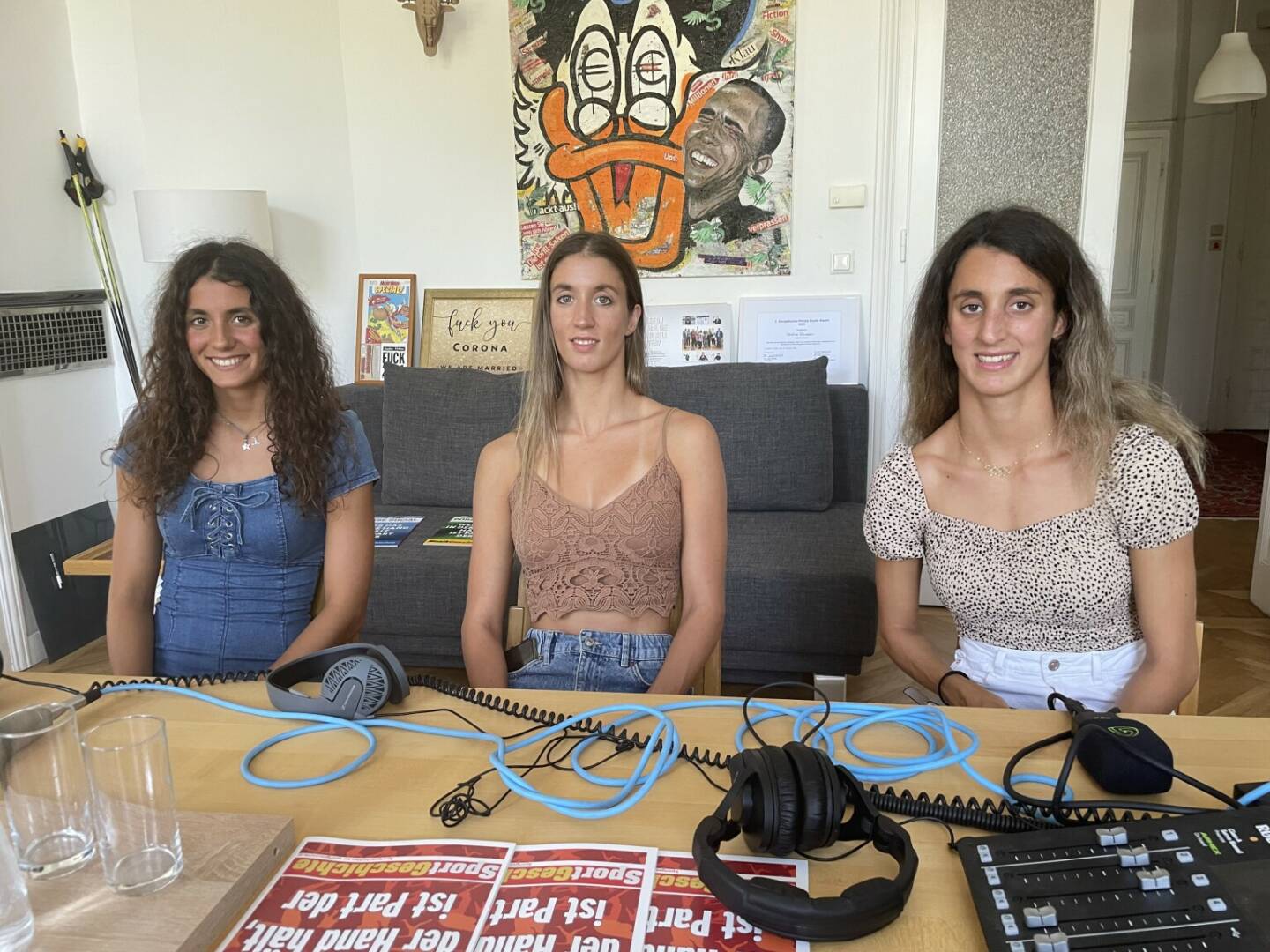 Vasiliki, Anna-Maria und Eirini Alexandri:  Podcast ab 9.7. unter http://www.sportgeschichte.at/sportwochepodcasts