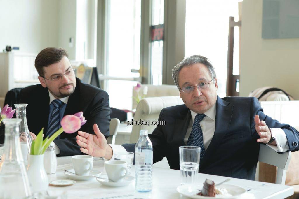 Richard H. Mayr (CEO Argentuminvest), Lenic M. Rodriguez (CEO Aurcana), © Martina Draper (15.12.2012) 