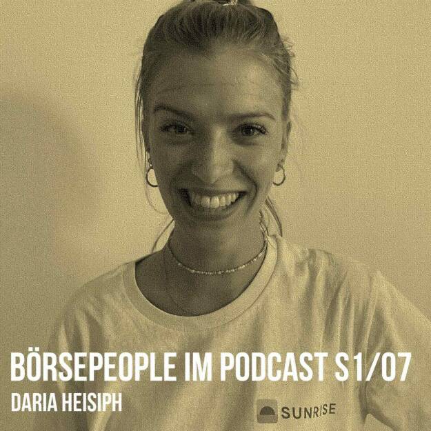 Daria Heisiph ist der 7. Gast in unserer Börsepeople Season 1 unter http://www.boersenradio.at/people   (27.07.2022) 