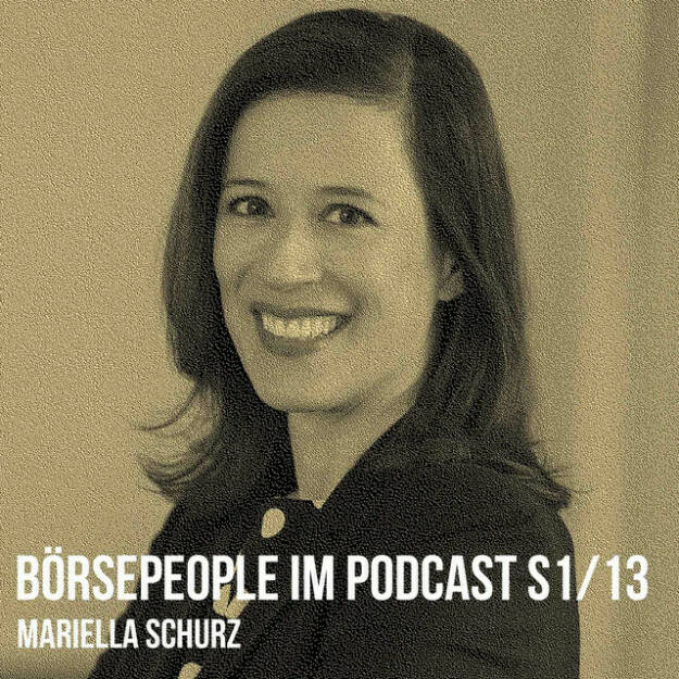 https://open.spotify.com/episode/6l6AMTbd0ooKl1lLtD5tD9
Börsepeople im Podcast S1/13: Mariella Schurz - <p>Mariella Schurz ist Managing Director bei B&amp;C, Aufsichtsrätin bei der Amag und in vielen Funktionen des Wissenschafts- und Bildungsbereichs tätig. Wir plaudern über eine Ausbildung als Rechtswissenschafterin, ein Sport-Faible, den Karriereweg in der B&amp;C, die börsenotierten B&amp;C-Beteiligungen Amag, Lenzing und Semperit bzw. auch über Marinomed, hier gibt es eine Facette mit dem von der B&amp;C gestifteten Houskapreis. Mariella spricht auch ausführlich über die Bedeutung der Wirtschaftsbildung in Österreich.</p><br/><p>About: Die Serie Börsepeople findet m Rahmen von http://www.christian-drastil.com/podcast statt. Es handelt sich dabei um typische Personality- und Werdegang-Gespräche. Die Season 1 umfasst unter dem Motto „22 Börsepeople in Summer 22“ eben 22 Podcast-Talks, divers zusammengesetzt. Presenter ist die Management Factory (<a href=https://www.mf.ag rel=nofollow>https://www.mf.ag</a> ). </p><br/><p>Bewertungen bei Apple (oder auch Spotify) machen mir Freude: <a href=https://podcasts.apple.com/at/podcast/christian-drastil-wiener-börse-sport-musik-und-mehr-my-life/id1484919130 rel=nofollow>https://podcasts.apple.com/at/podcast/christian-drastil-wiener-börse-sport-musik-und-mehr-my-life/id1484919130</a> .</p> (10.08.2022) 