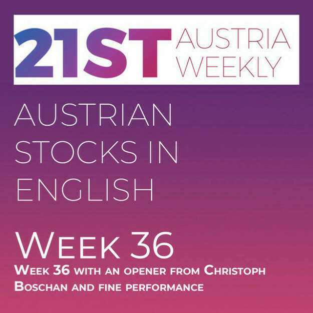 https://open.spotify.com/episode/4rbiMGVYEY7XxoOiqGRbZE
Austrian Stocks in English: Week 36 with an opener from Christoph Boschan and fine performance - <p>Welcome to &#34;Austrian Stocks in English - presented by Palfinger&#34;, the new and weekly english spoken Summary for the Austrian Stock Market, positioned every Sunday in the mostly german languaged Podcast &#34; Christian Drastil - Wiener Börse, Sport Musik und Mehr“ . First of all: Thank you, Christoph Boschan for the Opener, I borrowed it from your Vienna Stock Exchange Youtube Shorts Channel. Week 36 was a little bit of a comeback week for Austrian Stocks, but not for all. The ATX TR gained 2,41 percent to 6.248,19 points, Österreichische Post was the top mover and jumped over 30 for the first time since May. Banks were also strong. The ATX committee decided that Andritz will replace voestalpine in the ATXfive at Settlement of September, the ATX remains unchanged. News came from Valneva (2), Zumtobel, Immofinanz, S Immo, Andritz (2), OMV, FACC, CA Immo and Lenzing. </p><br/><p>Youtube Shorts Vienna Stock Exchange: <a href=https://www.youtube.com/shorts/HEcKS0iKBNk rel=nofollow>https://www.youtube.com/shorts/HEcKS0iKBNk</a></p> (11.09.2022) 