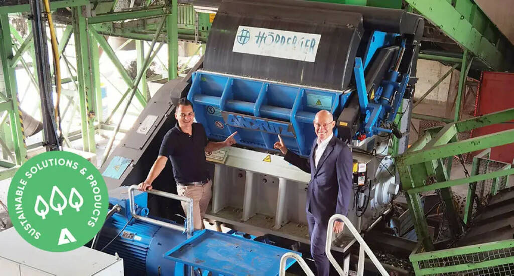 Höpperger nimmt erfolgreich ANDRITZ ADuro G Granulator zum Recycling von Elektrokleingeräten in Betrieb; Credit: Andritz, © Aussender (15.09.2022)