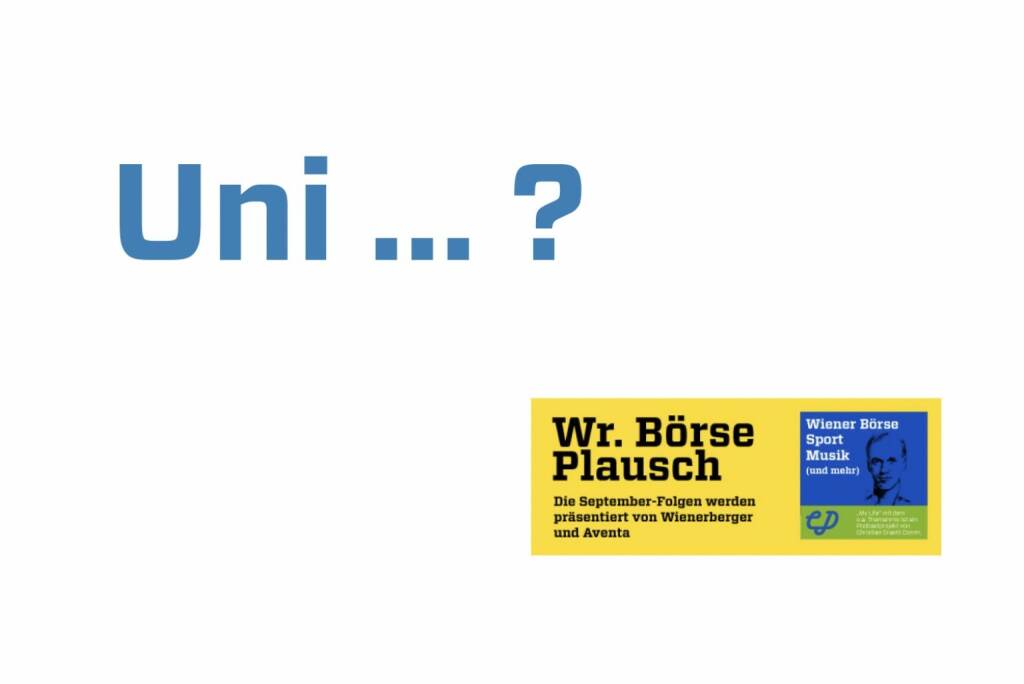 Eine wilde Theorie zur Uniqa. Dies und mehr in Folge S3/15 der Wiener Börse Pläusche im Rahmen von http://www.christian-drastil.com/podcast .  (30.09.2022) 