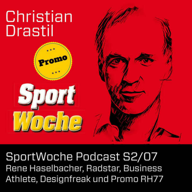 https://open.spotify.com/episode/69h8bI1t8xjU9WQhMb4ZXp
SportWoche Podcast S2/07: Rene Haselbacher, Radstar, Business Athlete, Designfreak und Promo RH77 - Rene Haselbacher ist ehemaliger Österreichischer Radsportler des Jahres, Österreichischer Staatsmeister auf der Strasse und im Zeitfahren, Tour de France Teilnehmer sowie 2006 Sieger der Rheinland-Pfalz Rundfahrt. Sein Radbekleidungs-Unternehmen RH77 feierte heuer den 10. Geburtstag. Wir haben Rene 2022 mit dem „Business Athlete Award“ für Erfolge in Sport und Wirtschaft ausgezeichnet und stellen sein Angebot an an Radsportfans in der zweiten Hälfte dieser Sonderfolge vor. Nicht nur Individualsportler, sondern auch Unternehmen sollten genau zuhören.<br/>http://www.rh77.com<br/>Katalog RH77: https://photaq.com/page/index/4072/ <br/>About: Die Marke, Patent, Rechte und das Archiv der SportWoche wurden 2017 von Christian Drastil Comm. erworben, Mehr unter http://www.sportgeschichte.at . Der neue SportWoche Podcast ist eingebettet in „ Wiener Börse, Sport, Musik (und mehr)“ auf http://www.christian-drastil.com/podcast und erscheint, wie es in Name SportWoche auch drinsteckt, wöchentlich. Bewertungen bei Apple machen mir Freude: https://podcasts.apple.com/at/podcast/christian-drastil-wiener-börse-sport-musik-und-mehr-my -life/id1484919130 .<br/>Unter http://www.sportgeschichte.at/sportwochepodcast sieht man alle Folgen, auch nach Hörer:innen-Anzahl gerankt. (22.10.2022) 