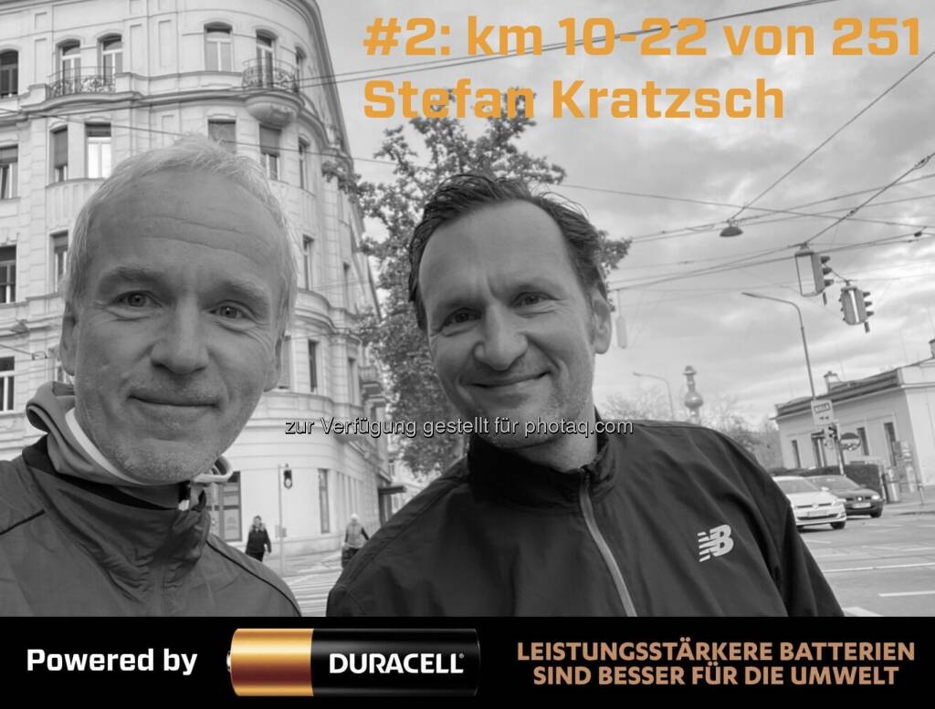 Plauderlauf mit Stefan Kratzsch im Rahmen des Duracell-Race zum 251er der Wiener Börse (Christian Drastil via Runplugged Runkit) (06.11.2022) 