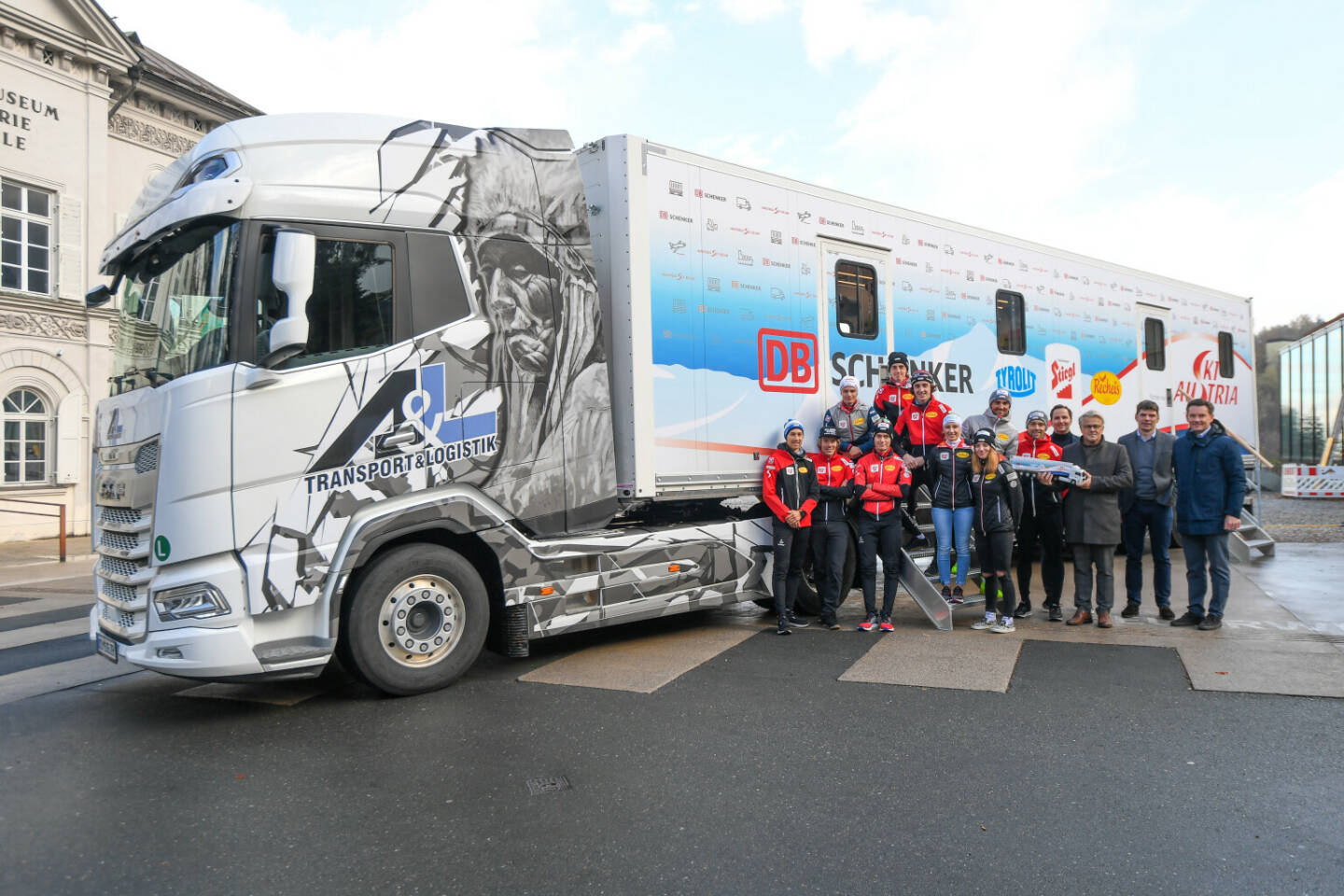 DB Schenker in Österreich: ÖSV und DB Schenker touren im neuen nordischen Truck zu allen europäischen Weltcupstationen, Fotocredit:Erich Spiess