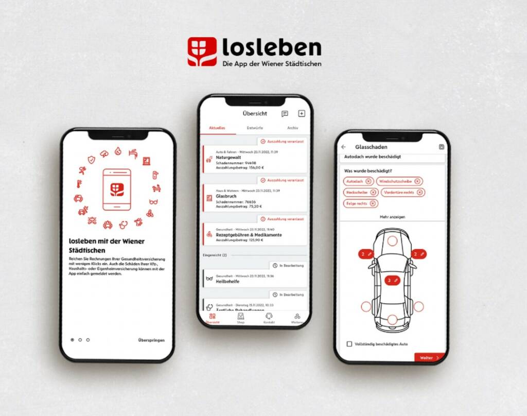 Wiener Städtische Versicherung AG: Wiener Städtische-App holt erneut Branchensieg; Credit: Wiener Städtische (28.11.2022) 