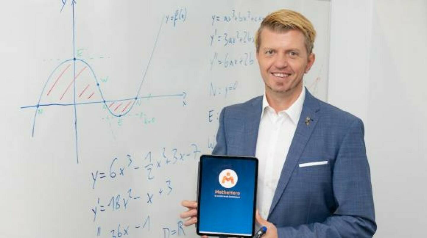 DocLX Alexander Knechtsberger übernimmt mit seiner Unternehmensgruppe Anteile und sichert sich Optionen an Education Lab und deren App „MatheHero“, die vom Bundesministerium für Bildung, Wissenschaft und Forschung zertifiziert wurde. im Bild: Gründer Franz Trawniczek; Foto: beigestellt
