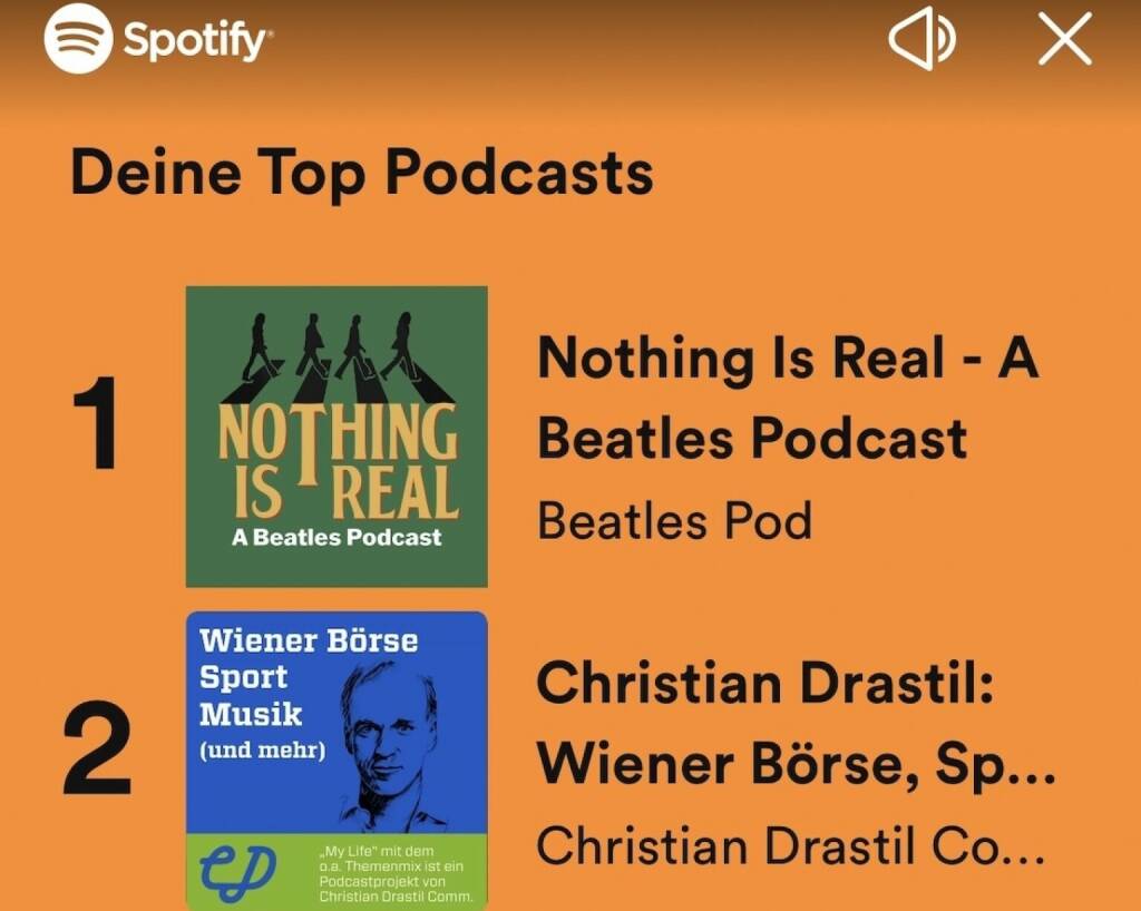 Top 5 Podcasts von Paul Rettenbacher (danke fürs Zusenden) (30.11.2022) 