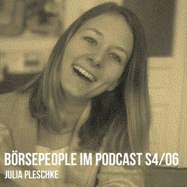 https://open.spotify.com/episode/5wYkMF9OrLv1qnIOARaPjw
Börsepeople im Podcast S4/06: Julia Pleschke - <p>Julia Pleschke agiert nach dem Motto &#34;Mensch, Medium, Mond&#34;. Sie ist digitale Medientechnikerin und Gründerin von smoonr mit Kunden wie S Immo, Merck, Behringer Ingelheim und vielen anderen, gemeinsam hatten wir vor knapp einem Jahrzehnt ein grosses Aktienspiel-Projekt gemanagt. Was es mit &#34;Houston, wir haben ein Problem&#34; bzw. &#34;Smoonr or later&#34; auf sich hat, ist ebenfalls in dieser launigen Folge mit Gurktaler Alpenaperitiv-Genuss zu hören. Und ja: Julia hätte auch nichts dagegen,, Aufsichtsrätin in Unternehmen aus dem Gesundheits- und börsennotierten Bereich bzw. bei Start-ups zu werden. Eine entsprechende Ausbildung ist da, siehe Website.<br/><br/><a href=https://smoonr.com target=_blank>https://smoonr.com</a><br/><br/><a href=https://aufsichtsraetin-wien.at target=_blank>https://aufsichtsraetin-wien.at</a><br/><br/>About: Die Serie Börsepeople findet im Rahmen von <a href=http://www.christian-drastil.com/podcast target=_blank>http://www.christian-drastil.com/podcast</a> statt. Es handelt sich dabei um typische Personality- und Werdegang-Gespräche. Die Season 4 umfasst unter dem Motto „23 Börsepeople“ erstmals statt 23 bisher 22 Podcast-Talks, weil der Grossteil 2023 gesendet wird., Presenter der Season 4 ist wieder die Management-Factory. Welcher der meistgehörte Börsepeople Podcast ist, sieht man unter <a href=http://www.audio-cd.at/people target=_blank>http://www.audio-cd.at/people.</a> Nach den ersten drei Seasons führte Thomas Tschol und gewann dafür einen Number One Award für 2022. Der Zwischenstand des laufenden Rankings ist tagesaktuell um 12 Uhr aktualisiert.<br/><br/>Bewertungen bei Apple (oder auch Spotify) machen mir Freude: <a href=https://podcasts.apple.com/at/podcast/christian-drastil-wiener-borse-sport-musik-und-mehr-my-life/id1484919130 target=_blank>https://podcasts.apple.com/at/podcast/christian-drastil-wiener-borse-sport-musik-und-mehr-my-life/id1484919130</a> .</p> (26.12.2022) 