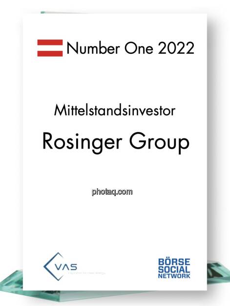 Number One Mittelstandsinvestor: Rosinger Group, © photaq (05.01.2023) 