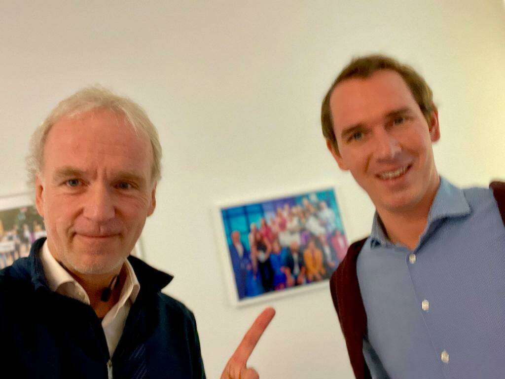 Christian Drastil zu Besuch bei Andreas Ambros-Lechner, Generalsekretär bei der MEGA Bildungsstiftung (09.01.2023) 