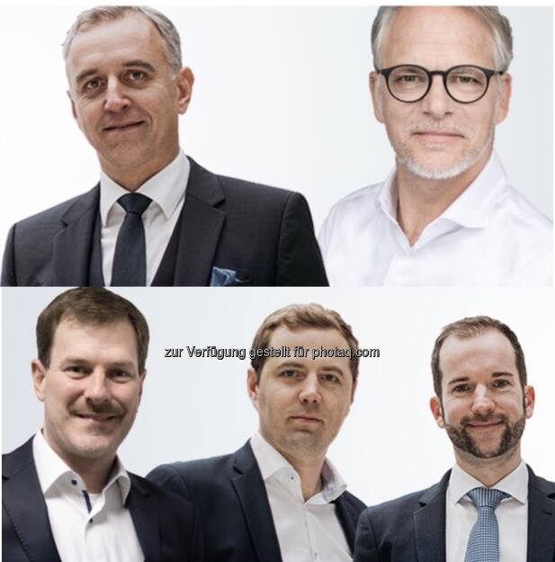 Studienautoren Günther Herndlhofer (Ethico), Kevin Windisch, Daniel Kupfner, Josef Obergantschnig (alle Obergantschnig Financial Strategies und Ethico) und Reinhard Friesenbichler (Ethico); Bildcredits: Obergantschnig Financial Strategies und Ethico (18.02.2023) 