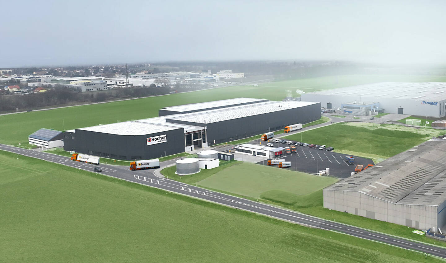 Baustoffhandel A. Sochor & Co GmbH eröffnet innovatives Logistikzentrum in Achau, Fotocredit:Baustoffhandel A. Sochor & Co GmbH