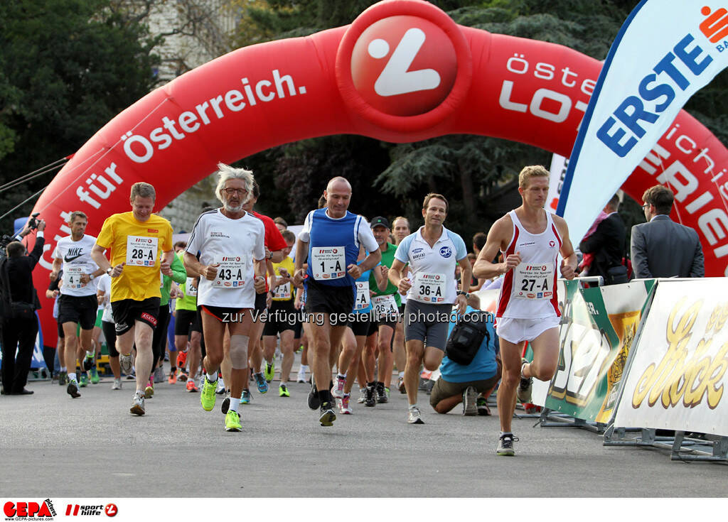 Start mit Sportminister Gerald Klug. (Foto: GEPA pictures/ Philipp Brem) (03.09.2013) 