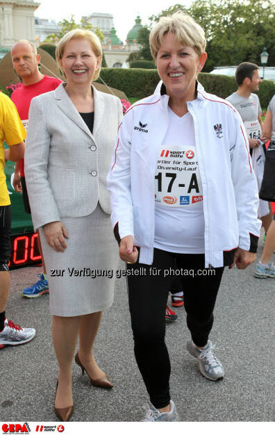 Brigitte Jank (WKO) und Praesidentin Maria Rauch-Kallat (OEPC). (Foto: GEPA pictures/ Philipp Brem) (03.09.2013) 