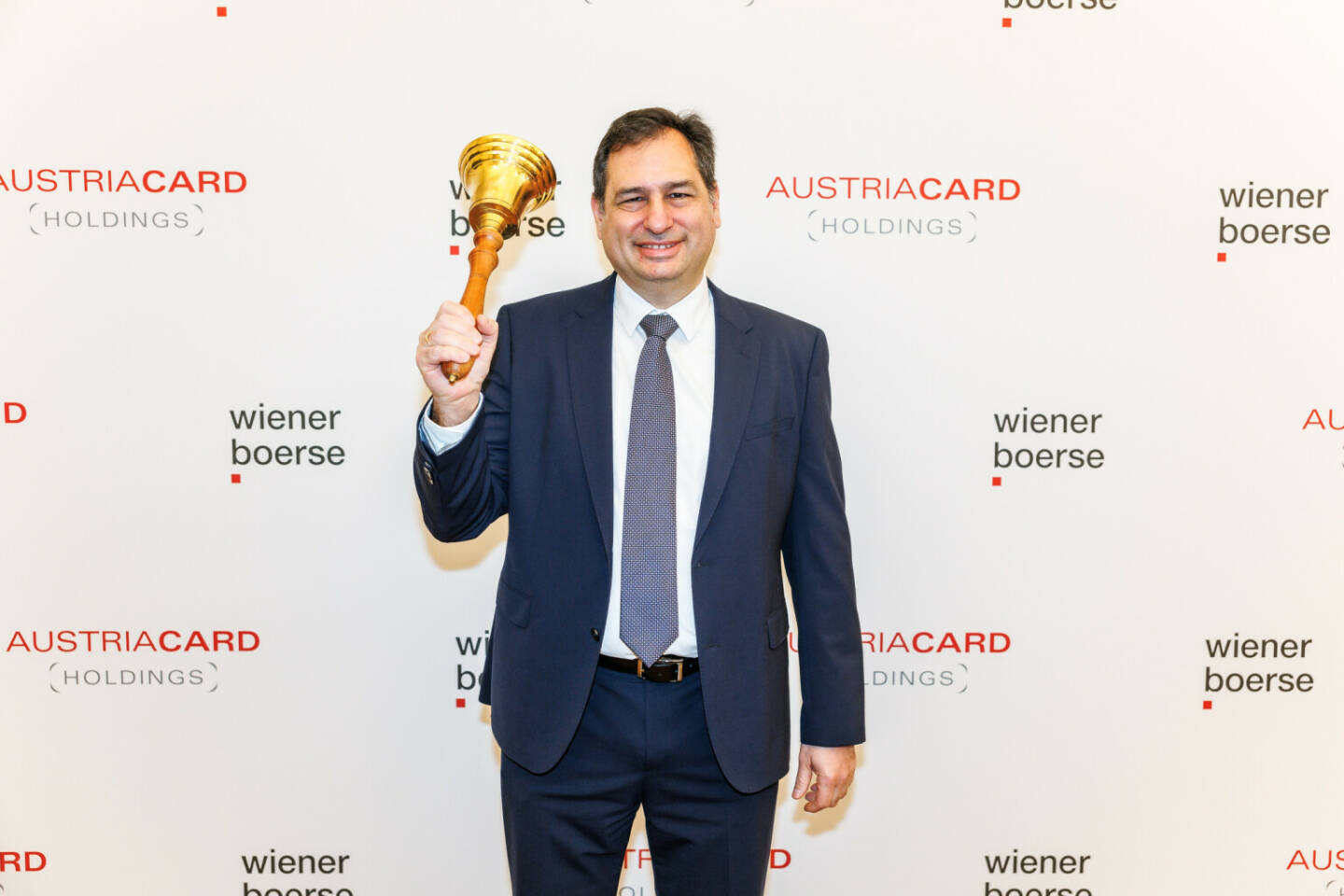 Austriacard Holdings - Erster Handelstag an der Wiener Börse, Deputy CEO Manolis Kontos, Credit: Wiener Börse