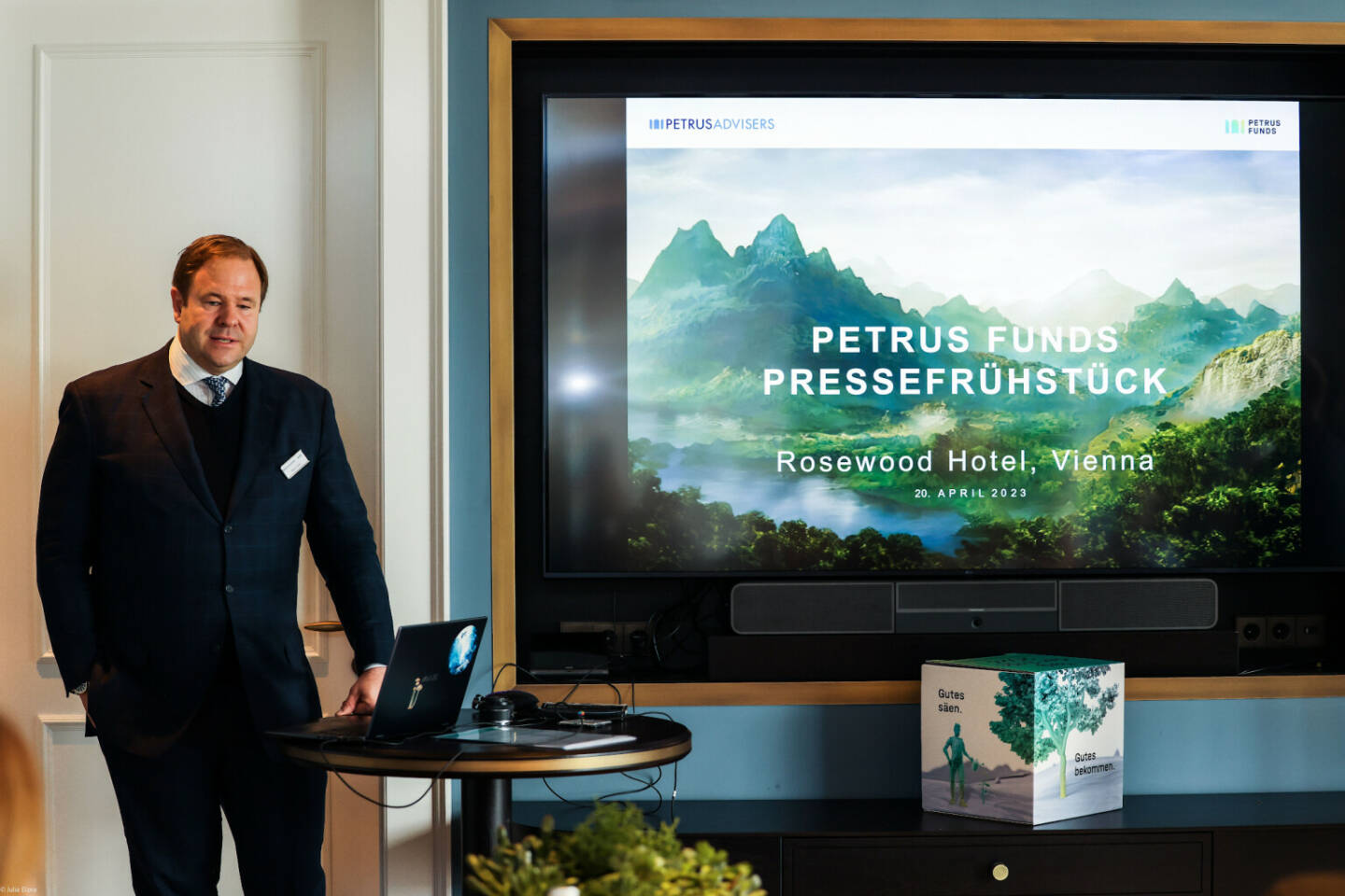 Klaus Umek, CEO und Co-CIO von Petrus Advisers. Fotocredit: Julia Elzea