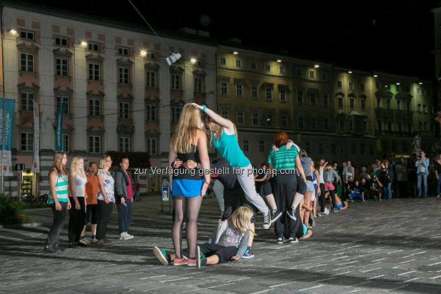 Dancing Flashlight zur voestalpine Klangwolke