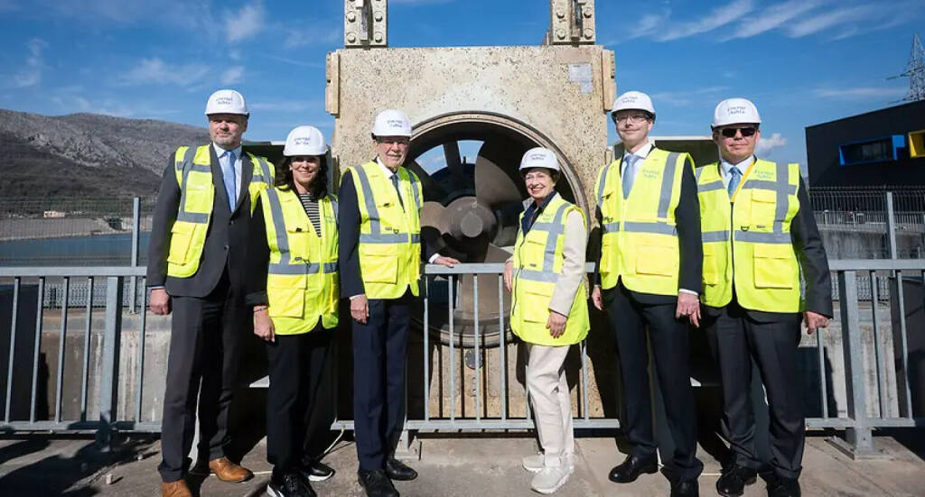 Andritz: Wirtschaftsmission nach Albanien und Nordmazedonien mit S.E. Bundespräsident der Republik Österreich Alexander Van der Bellen; Credit: Andritz, © Aussender (03.05.2023)
