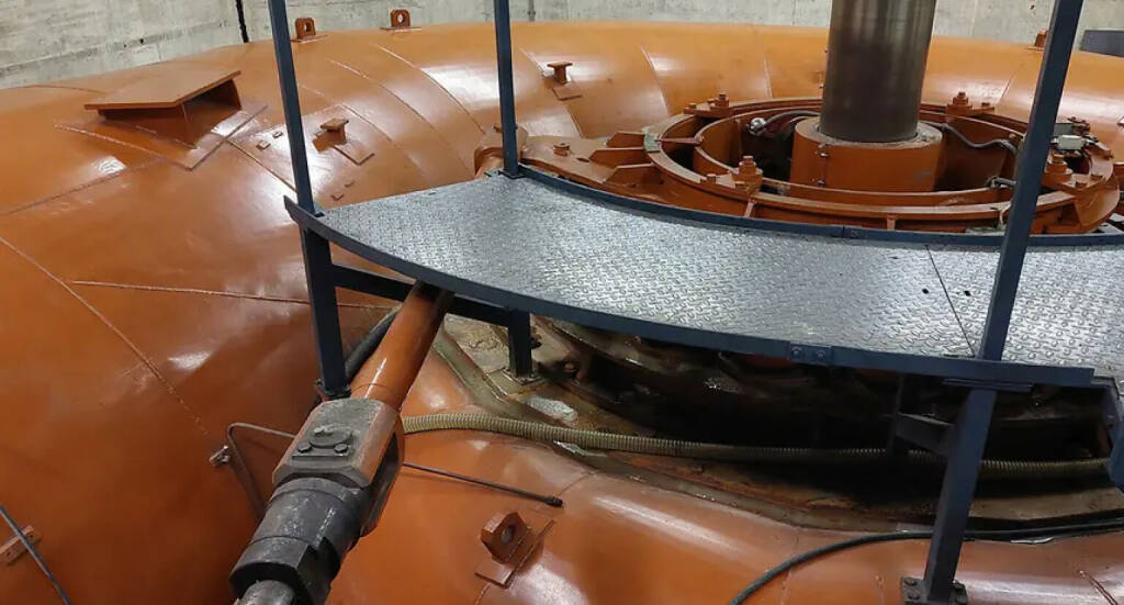 ANDRITZ erhielt von der Elektrizitätswerke Reutte AG den Auftrag zur umfassenden Sanierung der elektromechanischen Ausrüstung der beiden Kaplanturbinen im Kraftwerk Weisshaus in Österreich; Credit: Andritz, © Aussender (03.05.2023)