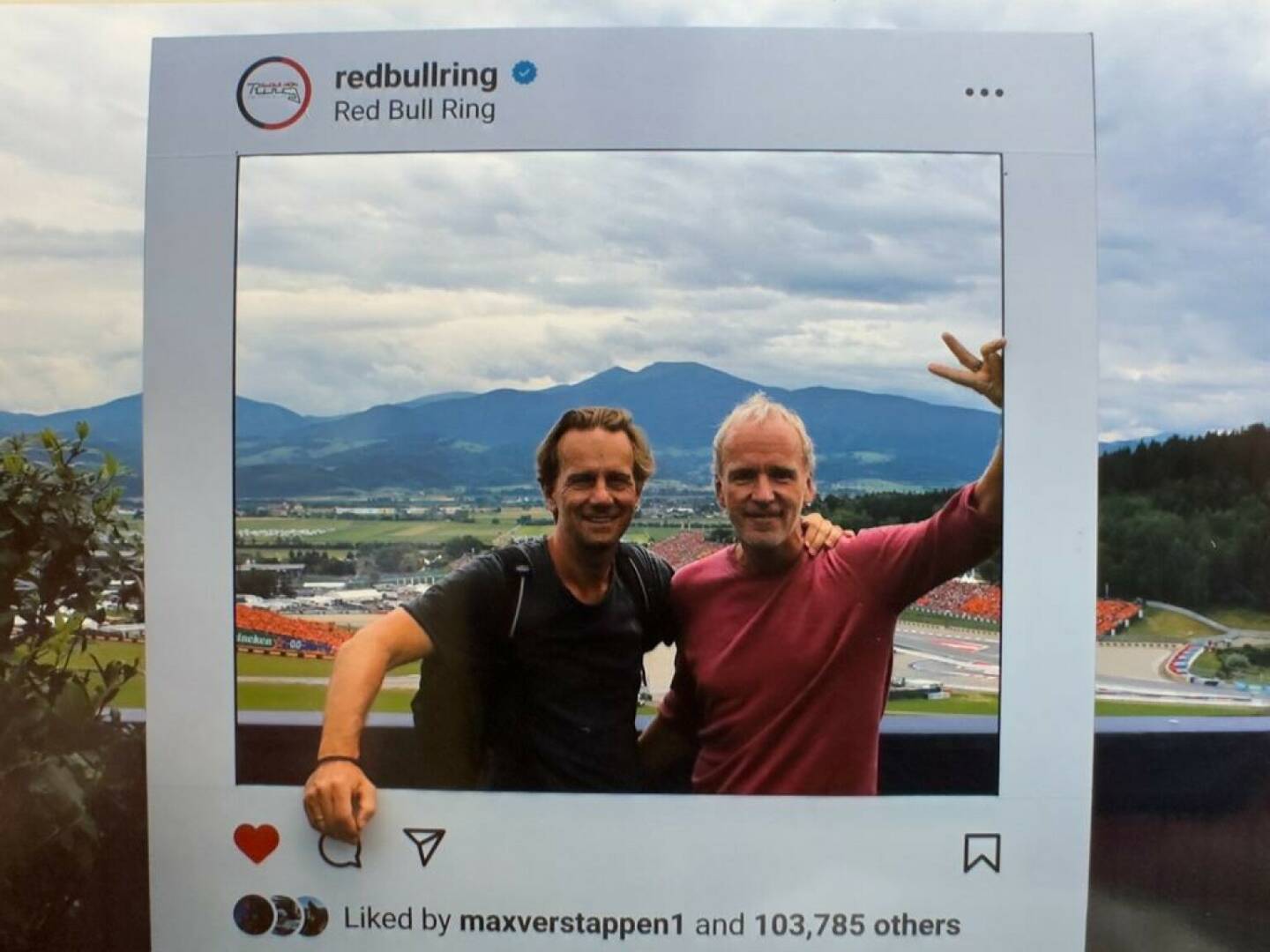 Mit Michael Marek bei der F1 in Spielberg 