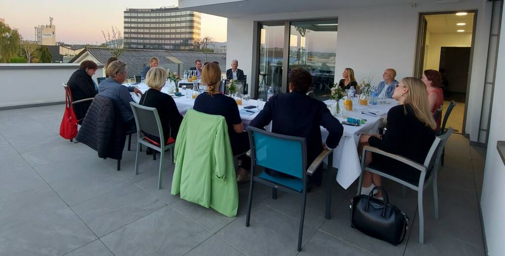 Rooftop-Talk bei Marinomed in Korneuburg, Credit: Marinomed (28.09.2023) 