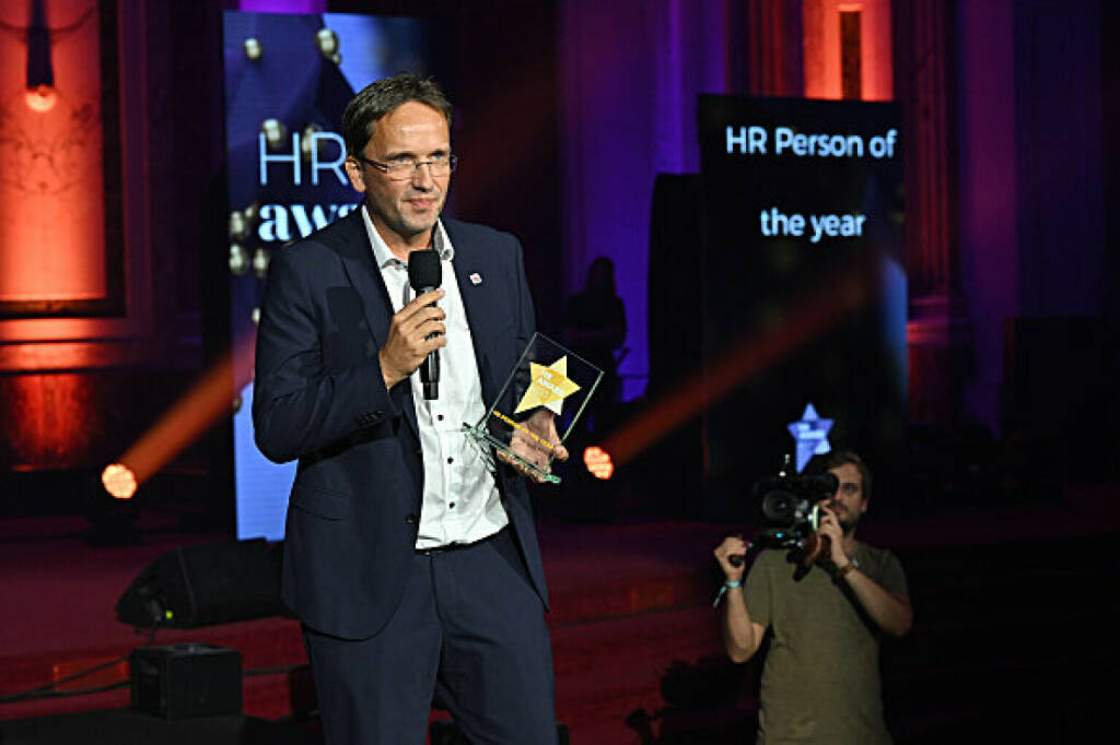 HR Awards für A1 Telekom Austria: Personalchef Fred Mahringer als “HR Person of the Year” ausgezeichnet und Silber für das HR & ESG Projekt “Every Job is a Climate Job Fotoquelle: Telekom Austria, © Aussendung (16.10.2023) 