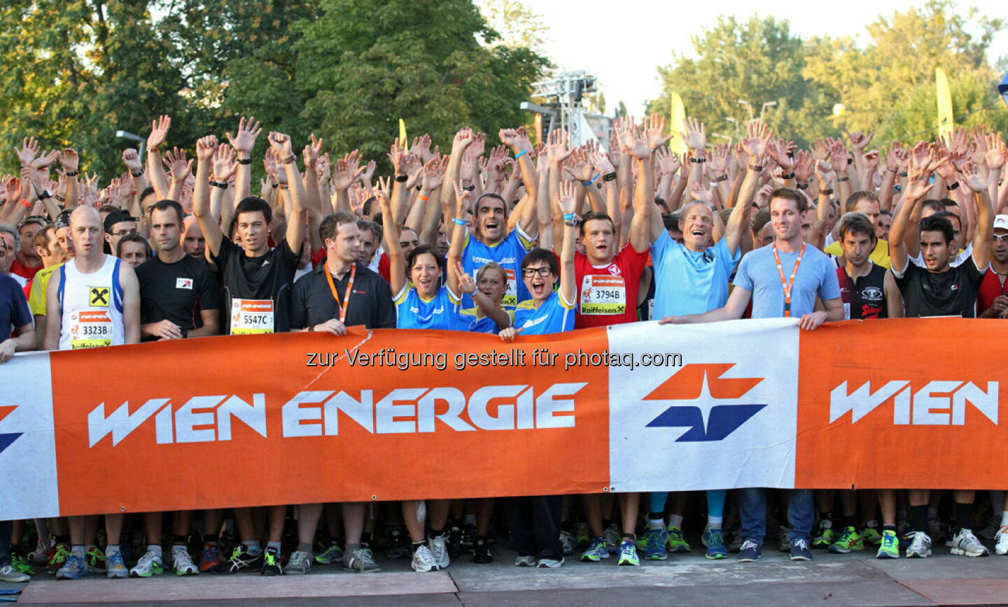 vor dem Start Wien Energie Business Run
