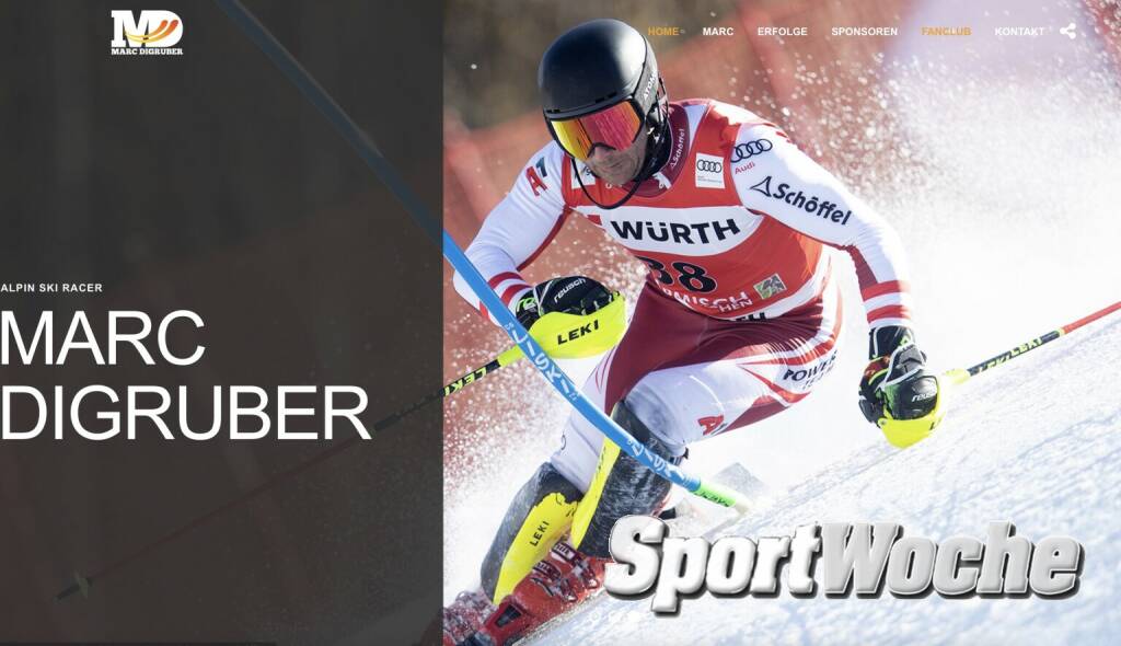 NÖ-Kalender der SportWoche, Tag 18: Marc Digruber (Ski Alpin) war unter den NÖ Sportlern des Jahres, Österreichischer Meister in der Super-Kombi, hatte im Weltcup sechs Platzierungen unter den Top 10, 2023 gab er sein Karriere-Ende bekannt. In der SportWoche war er mit unzähligen Nennungen , aber wenigen Bildern, daher bringe ich die Startseite einer der schönsten Homepages im Skizirkus. http://www.marc-digruber.at
 (18.12.2023) 