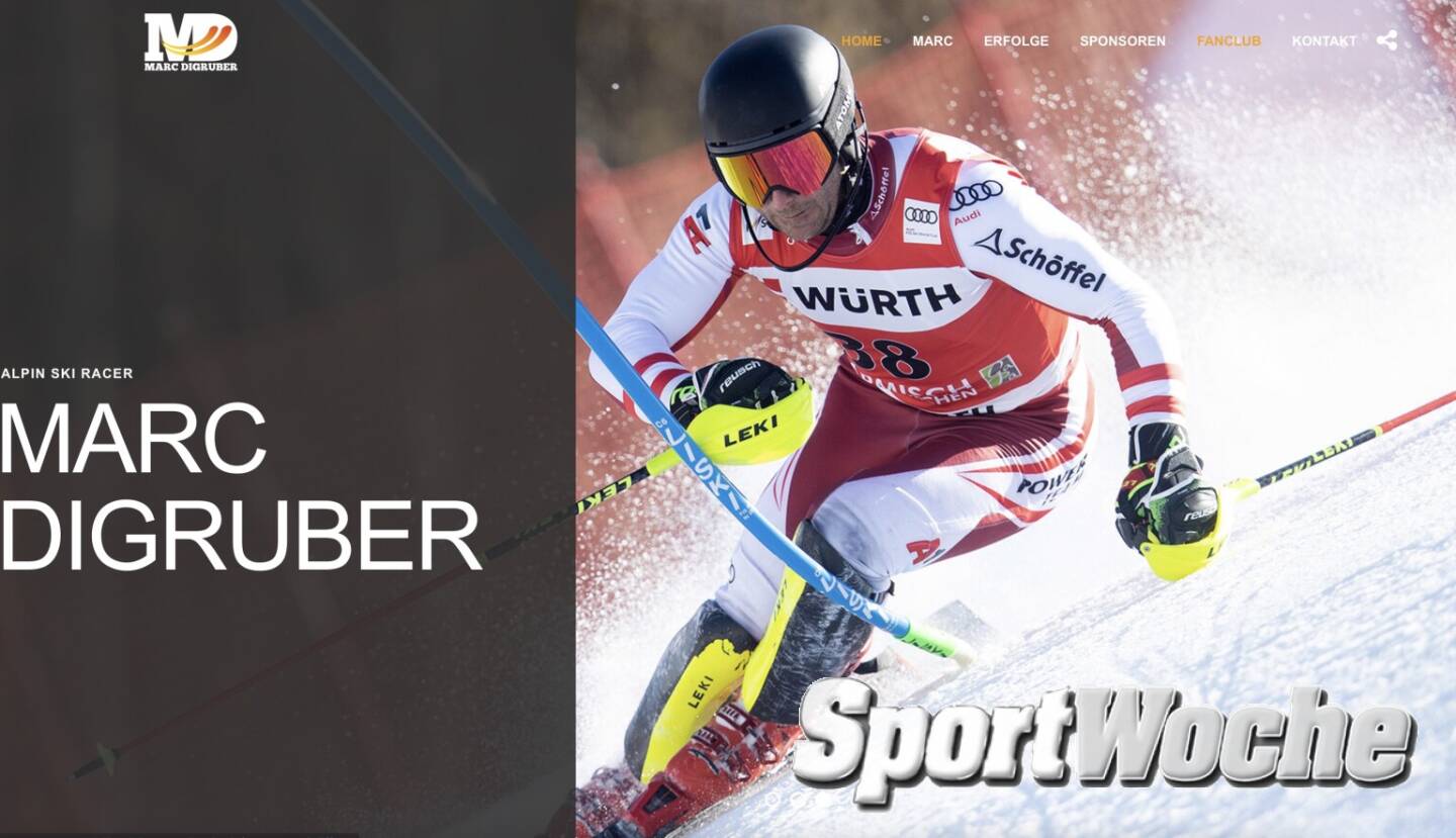 N&Ouml;-Kalender der SportWoche, Tag 18: Marc Digruber (Ski Alpin) war unter den N&Ouml; Sportlern des Jahres, &Ouml;sterreichischer Meister in der Super-Kombi, hatte im Weltcup sechs Platzierungen unter den Top 10, 2023 gab er sein Karriere-Ende bekannt. In der SportWoche war er mit unz&auml;hligen Nennungen , aber wenigen Bildern, daher bringe ich die Startseite einer der sch&ouml;nsten Homepages im Skizirkus. http://www.marc-digruber.at
