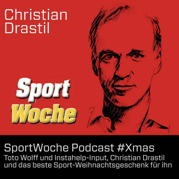 https://open.spotify.com/episode/5jEFDpFZm774yFjUB6For1
SportWoche Podcast #Xmas: Christian Drastil und das schönste Sport-Weihnachtsgeschenk für ihn, Instahelp-Input von Toto Wolff - <p>Diesmal eine Folge in eigener Sache: Ich spreche in dieser Weihnachtsfolge über schöne Einladungen und Geschenke aus dem Gästekreis dieser Podcastreihe, ich bin überwältigt. Weiters gratuliere ich Carola Bendl-Tschiedel, dass die Folge mit ihr bisher meistgehört ist und noch mehr, dass die sportlichen Träume, über die wir damals sprachen, erfüllt bis übererfüllt wurden, Carola hatte eine perfekte Laufsaison. Dann rede ich noch über die Funktion als Consultant der Sporthilfe und lasse auch noch Toto Wolff zu Wort kommen, dies nicht zur F1, sondern mit einer Message, die gerade zu Weihnachten wichtig ist. Zum Schluss gibt es auch hier das selbst eingespielte und gesungene Last Christmas.<br/><br/>Carola Bendl-Tschiedel meistgehört: <a href=https://audio-cd.at/page/podcast/3905/ target=_blank>https://audio-cd.at/page/podcast/3905/</a> <br/><br/>Last Christian: <a href=https://open.spotify.com/episode/6ldFasL6rCiK2l5OOHyptL target=_blank>https://open.spotify.com/episode/6ldFasL6rCiK2l5OOHyptL</a> <br/><br/>Die SportWoche Podcasts sind presented by Instahelp: Psychologische Beratung online, ohne Wartezeit, vertraulich &amp; anonym. Nimm dir Zeit für dich unter <a href=https://instahelp.me/de/ target=_blank>https://instahelp.me/de/</a> .<br/><br/>About: Die Marke, Patent, Rechte und das Archiv der SportWoche wurden 2017 von Christian Drastil Comm. erworben, Mehr unter <a href=http://www.sportgeschichte.at target=_blank>http://www.sportgeschichte.at</a> . Der neue SportWoche Podcast ist eingebettet in „ Wiener Börse, Sport, Musik (und mehr)“ auf <a href=http://www.christian-drastil.com/podcast target=_blank>http://www.christian-drastil.com/podcast</a> und erscheint, wie es in Name SportWoche auch drinsteckt, wöchentlich. Bewertungen bei Apple machen mir Freude: <a href=https://podcasts.apple.com/at/podcast/audio-cd-at-indie-podcasts-wiener-boerse-sport-musik-und-mehr/id1484919130 target=_blank>https://podcasts.apple.com/at/podcast/audio-cd-at-indie-podcasts-wiener-boerse-sport-musik-und-mehr/id1484919130</a> .<br/><br/>Unter <a href=http://www.sportgeschichte.at/sportwochepodcast target=_blank>http://www.sportgeschichte.at/sportwochepodcast</a> sieht man alle Folgen, auch nach Hörer:innen-Anzahl gerankt.</p> (23.12.2023) 