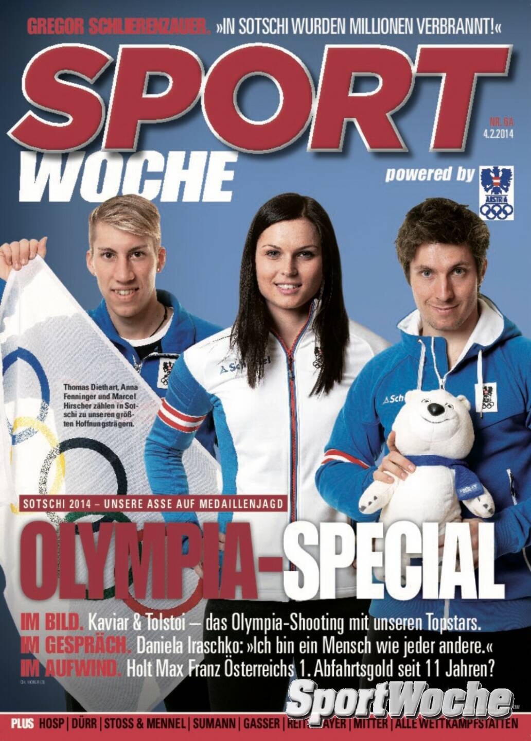 N&Ouml;-Kalender der SportWoche; Tag 28: Zum Start der Quali in Oberstdorf heute: Thomas Diethart gewann die Vierschanzentournee 2013/14 und war nat&uuml;rlich N&Ouml;-Sportler des Jahres.