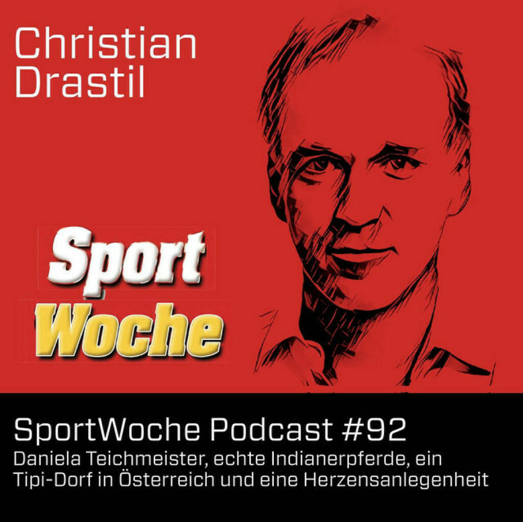 https://open.spotify.com/episode/3Q4Nh14ee8fVcCg4Mj9uCd
SportWoche Podcast #92: Daniela Teichmeister, echte Indianerpferde, ein Tipi-Dorf in Österreich und eine Herzensanlegenheit - <p>Daniela Teichmeister war unlängst im Börsepeople Podcast zu Gast und hatte im Nachklang auch noch ein ganz spannendes anderes Thema eingeworfen: Echte Indianerpferde, Indianeraustellung und Horsemanship-Show in Österreich. Oder: Northwestnatives, eine Indianer-Pferde-Erlebniswelt für gross und klein, ein Tipi-Dorf für Gruppenausflüge, Übernachtungen und Workshops für groß und klein, wie auch Feste und Hochzeiten. Gründer Johannes Wagners Herzensangelegenheit ist das M&#39; amin Pferd. Durch ein ausgeklügeltes Erhaltungszuchtprogramm und gezielte Zuchtarbeit ist es nach jahrzehntelanger Arbeit gelungen, dieses Original zu erhalten und nun wieder als eigene Rasse in Reinzucht zu züchten. Damit das M&#39; amin Pferd auch wieder in seine Urheimat kommen kann, braucht es Supporter samt Call to Action. Darüber, über ihre Liebe zu Pferden, ihre Arbeit für Northwestnatives und ob man Indianer sagen darf, spreche ich mit Daniela.<br/><br/><a href=https://www.northwestnatives.at target=_blank>https://www.northwestnatives.at</a><br/><br/>info&#64;northwestnatives.at<br/><br/>Daniela im Börsepeople-Podcast <a href=https://audio-cd.at/page/podcast/5152/ target=_blank>https://audio-cd.at/page/podcast/5152/</a><br/><br/>Die SportWoche Podcasts sind presented by Instahelp: Psychologische Beratung online, ohne Wartezeit, vertraulich &amp; anonym. Nimm dir Zeit für dich unter <a href=https://instahelp.me/de/ target=_blank>https://instahelp.me/de/</a> .<br/><br/>About: Die Marke, Patent, Rechte und das Archiv der SportWoche wurden 2017 von Christian Drastil Comm. erworben, Mehr unter <a href=http://www.sportgeschichte.at target=_blank>http://www.sportgeschichte.at</a> . Der neue SportWoche Podcast ist eingebettet in „ Wiener Börse, Sport, Musik (und mehr)“ auf <a href=http://www.christian-drastil.com/podcast target=_blank>http://www.christian-drastil.com/podcast</a> und erscheint, wie es in Name SportWoche auch drinsteckt, wöchentlich. Bewertungen bei Apple machen mir Freude: <a href=https://podcasts.apple.com/at/podcast/audio-cd-at-indie-podcasts-wiener-boerse-sport-musik-und-mehr/id1484919130 target=_blank>https://podcasts.apple.com/at/podcast/audio-cd-at-indie-podcasts-wiener-boerse-sport-musik-und-mehr/id1484919130</a> .<br/><br/>Unter <a href=http://www.sportgeschichte.at/sportwochepodcast target=_blank>http://www.sportgeschichte.at/sportwochepodcast</a> sieht man alle Folgen, auch nach Hörer:innen-Anzahl gerankt.</p> (20.01.2024) 