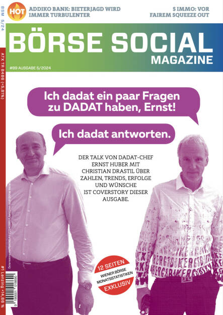 BSM #89 - Ich dadat ein paar Fragen zu DADAT haben, Ernst! Ich dadat antworten. Ernst Huber im Talk (12.06.2024) 