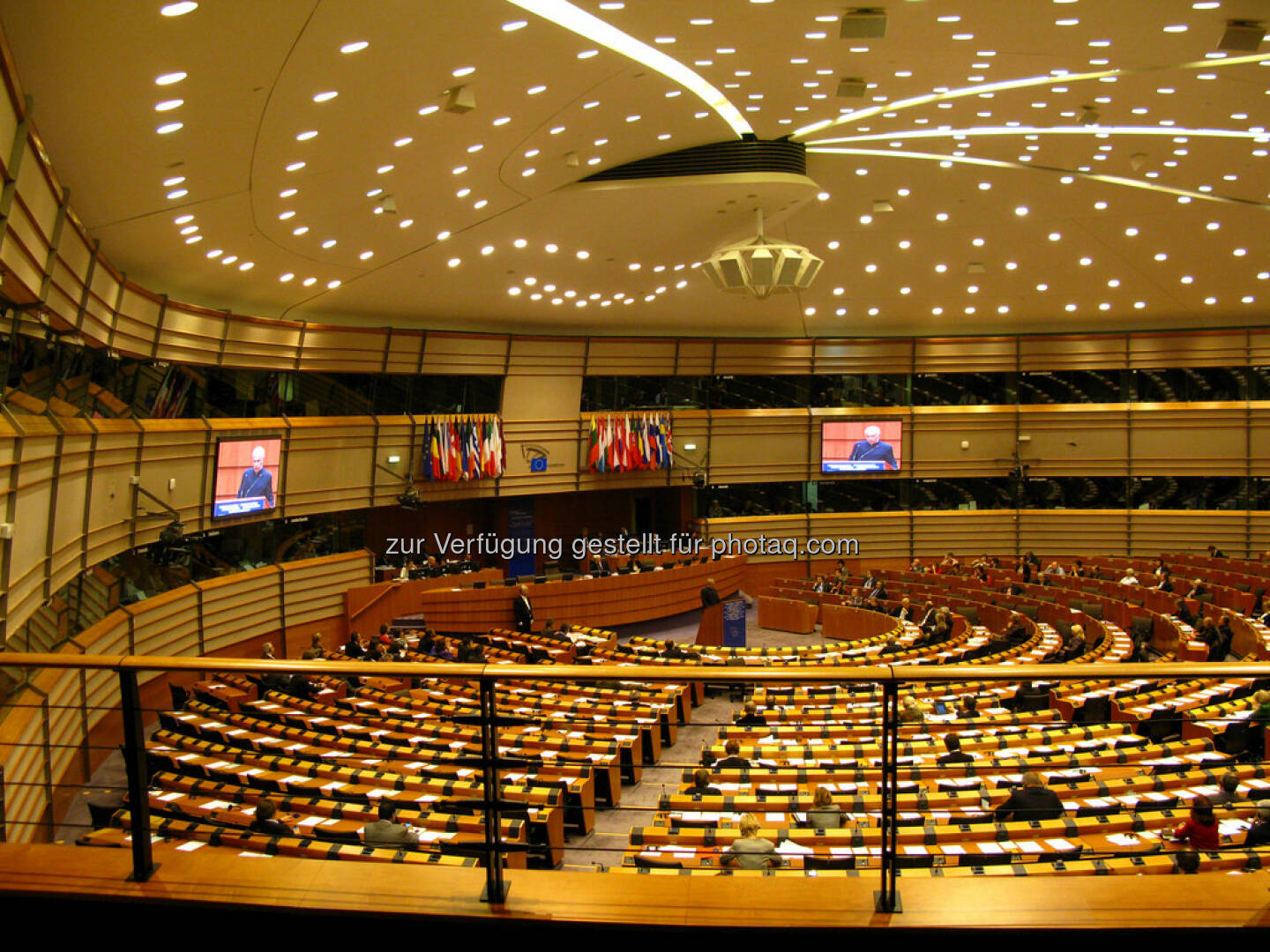 Brüssel, Europaparlament, Plenarsaal